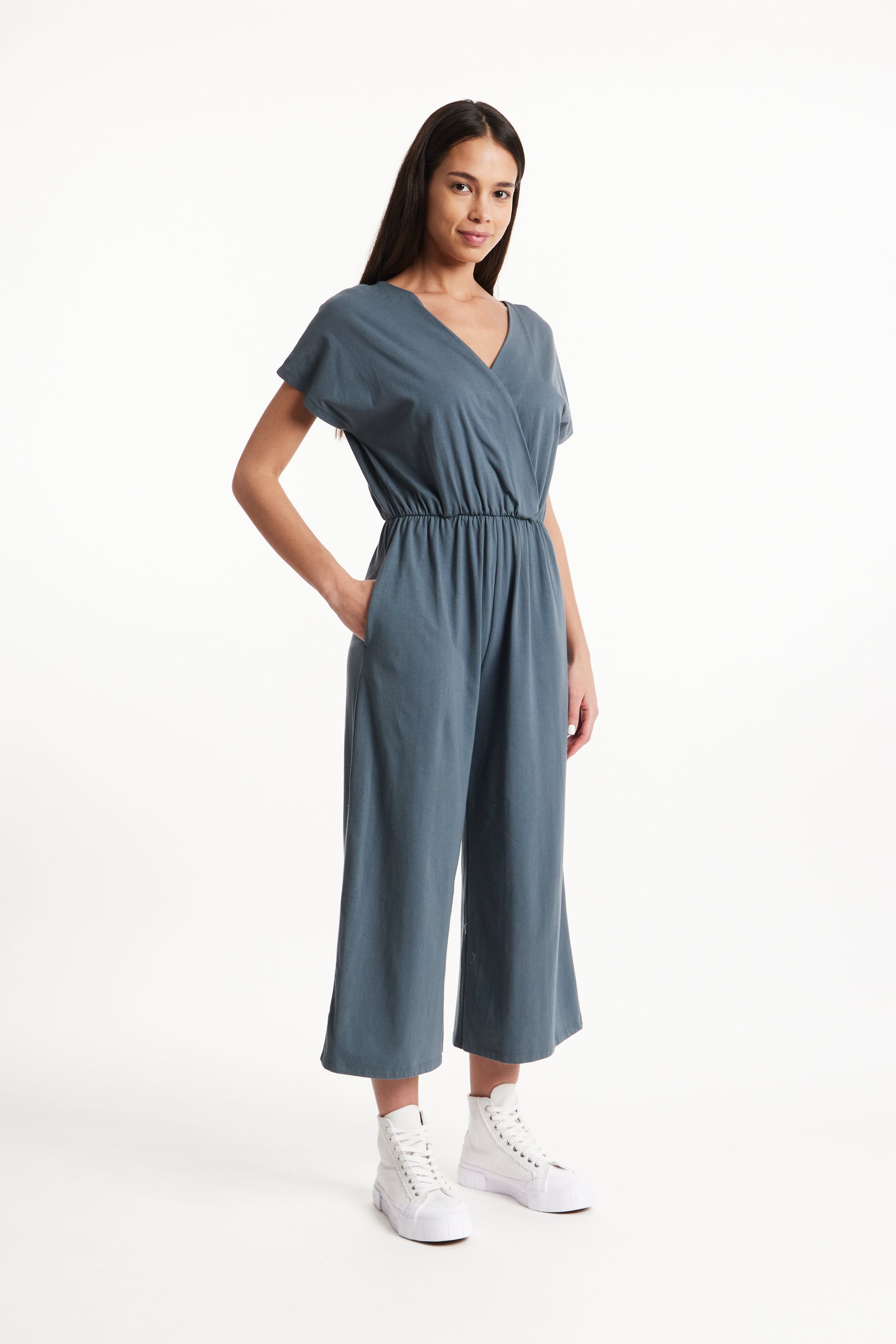 Evelyn Jumpsuit in Dark Grey